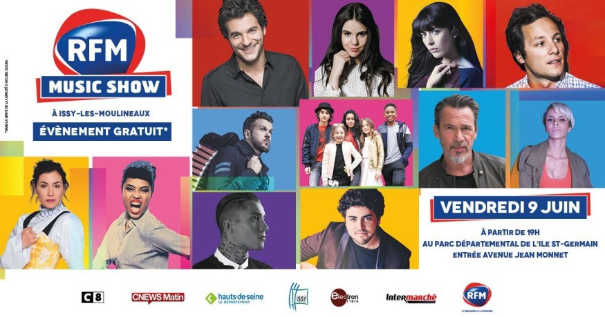 RFM Music Show : Rendez-vous le 9 juin à Issy-les-Moulineaux