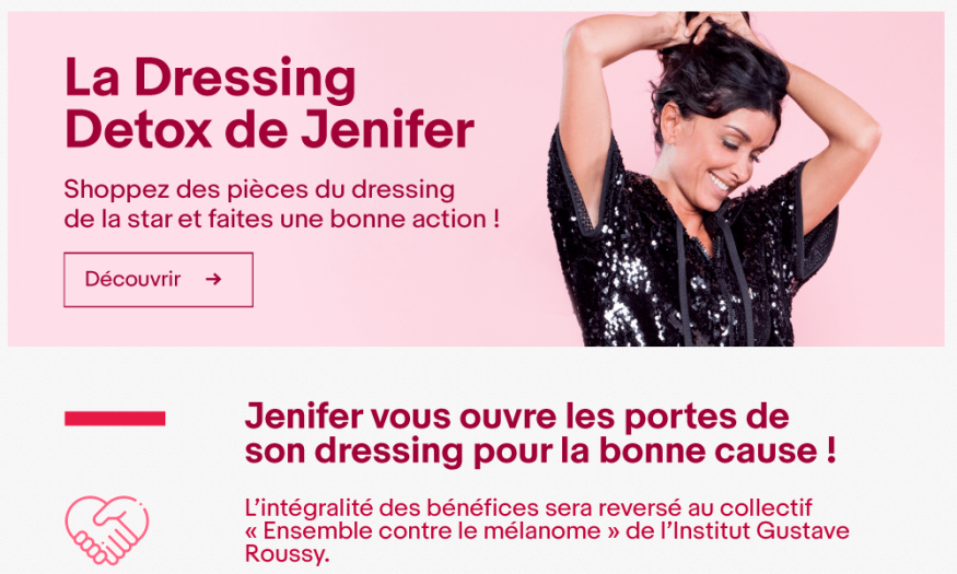 Jenifer : elle vend ses vêtements sur eBay pour la bonne cause!