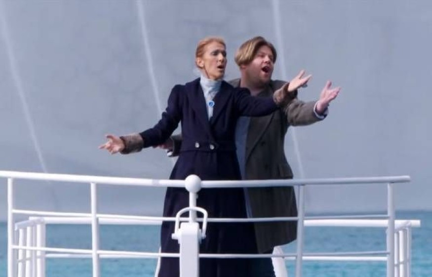 «Carpool Karaoke»: quand Céline Dion rejoue la scène de «Titanic» avec James Corden.