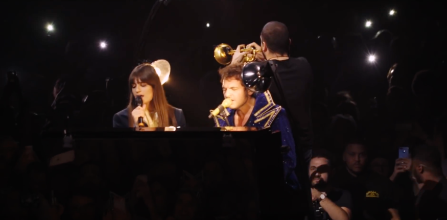 -M- interprète «La Bonne Etoile» à Bercy avec Clara Luciani et Ibrahim Maalouf