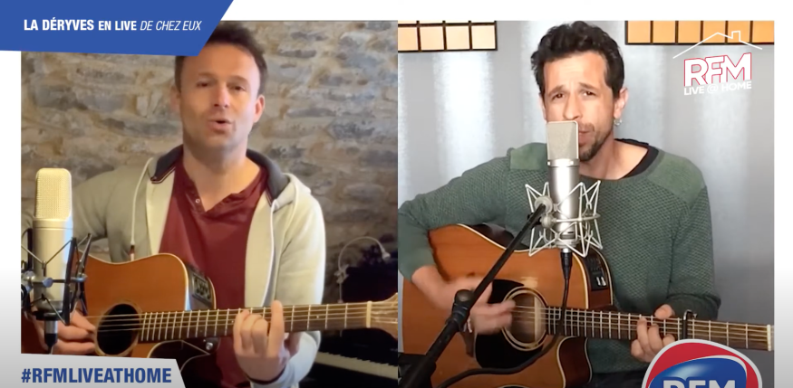 RFM Live @ Home : La Deryves interprète «Nos Belles Heures» et «L'hymne de nos campagnes» de chez eux