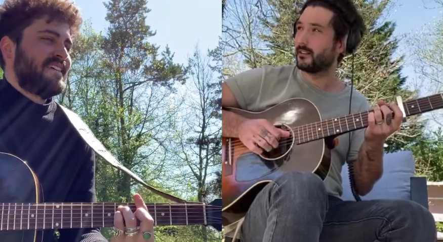 Tibz et Jérémy Frerot interprètent «Je sais pas jouer» depuis chez eux !