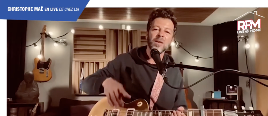 RFM Live @ Home : Christophe Maé interprète «Casting» de chez lui !