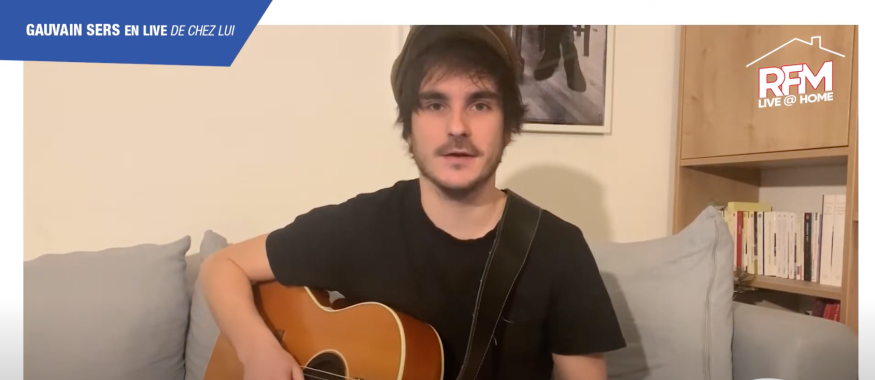RFM Live @ Home : Gauvain Sers interprète «Ton Jean Bleu» de chez lui !