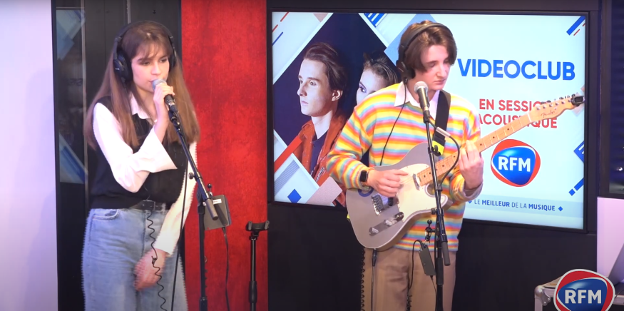 VIDEOCLUB interprète «Amour Plastique» et «Euphories» sur RFM !
