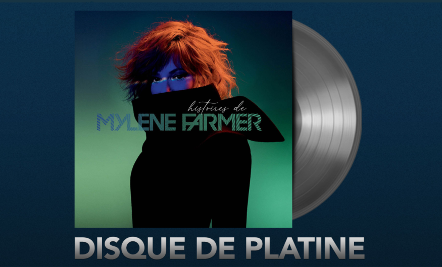 «Histoires de» de Mylène Farmer obtient un disque de platine !