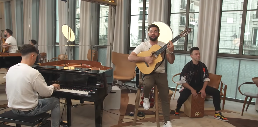 Crédit photo : Capture d'écran YouTube - Live Habibi - Kendji Girac