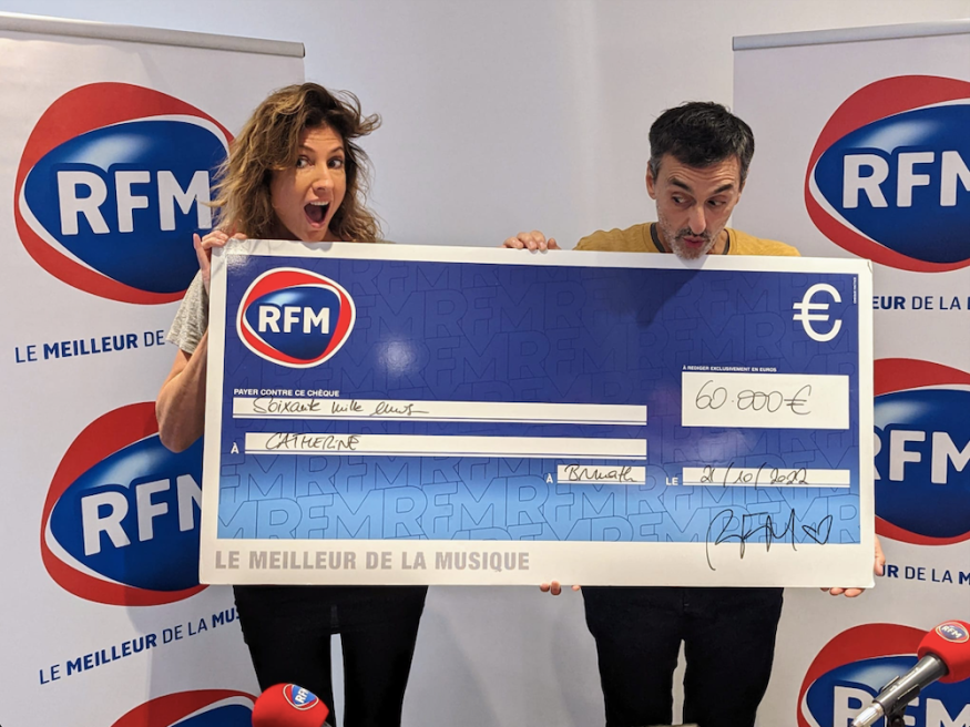 La Prime RFM de 60.000 euros : Catherine est la grande gagnante !
