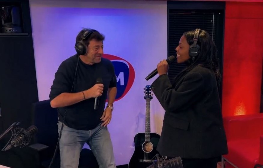 Patrick Bruel et Mentissa interprètent « Au Café Des Délices » sur RFM