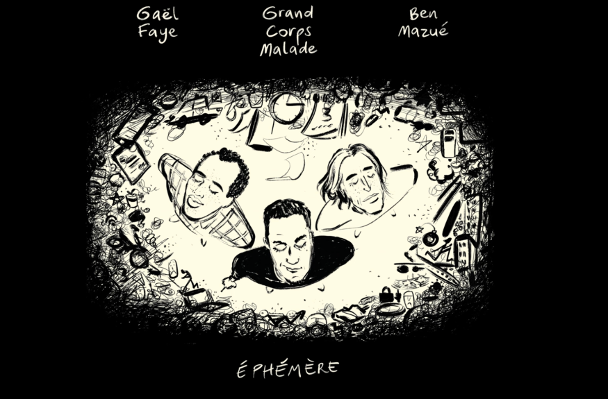 L'album « Ephémère » de Grand Corps Malade, Ben Mazué & Gaël Faye est certifié Or !