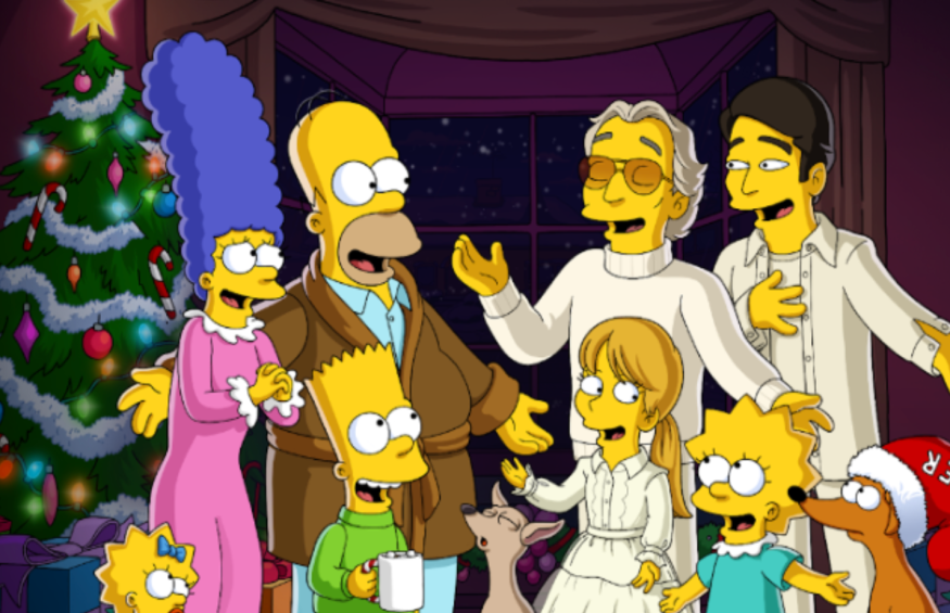 La famille Bocelli invitée par les Simpsons pour Noël
