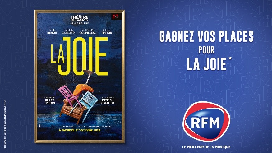 Gagnez vos places pour la pièce de théâtre "La joie"