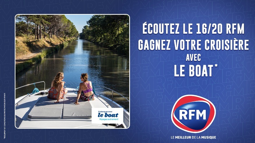 Medley RFM : Gagnez votre croisière avec "Le Boat"