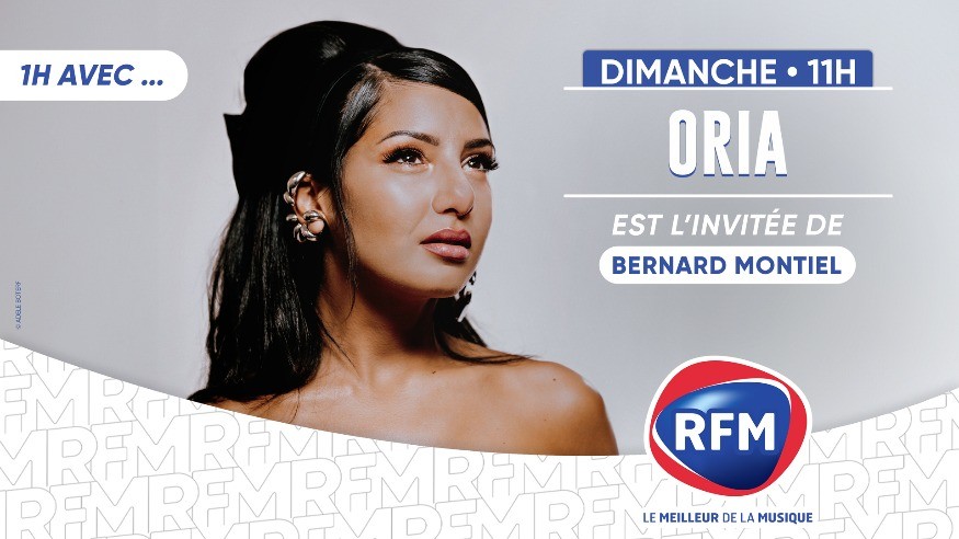 Oria : invitée de Bernard Montiel dans "1 heure avec..." le 31/10