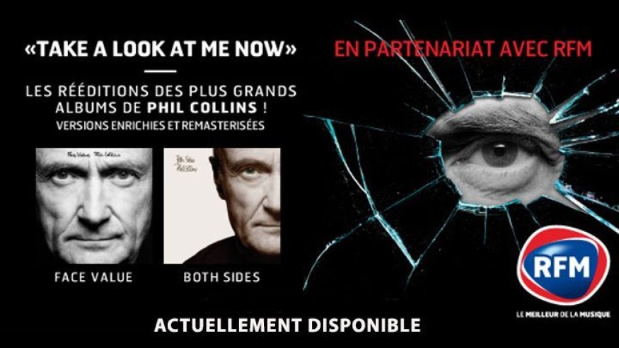 Phil Collins: les rééditions de «Face Value» et «Both Sides» disponibles le 29 janvier avec RFM