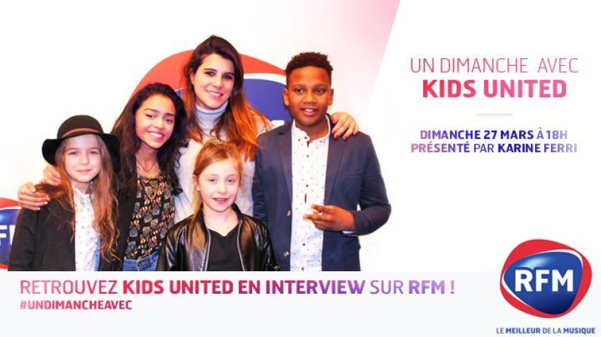 Dimanche, Karine Ferri reçoit les Kids United