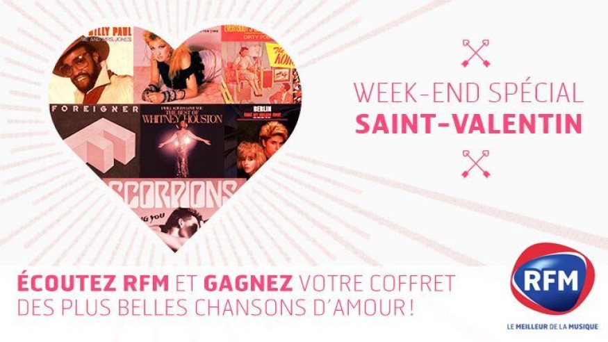 Ce weekend, RFM fête la Saint-Valentin