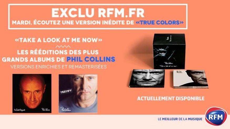 Aujourd’hui, découvrez une version inédite de «True Colors» de Phil Collins