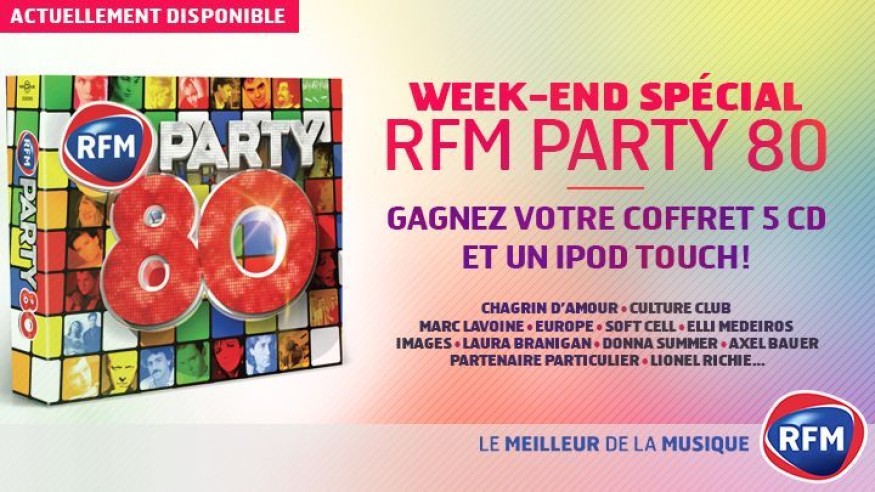 Ce week-end, RFM se met aux couleurs des années 80