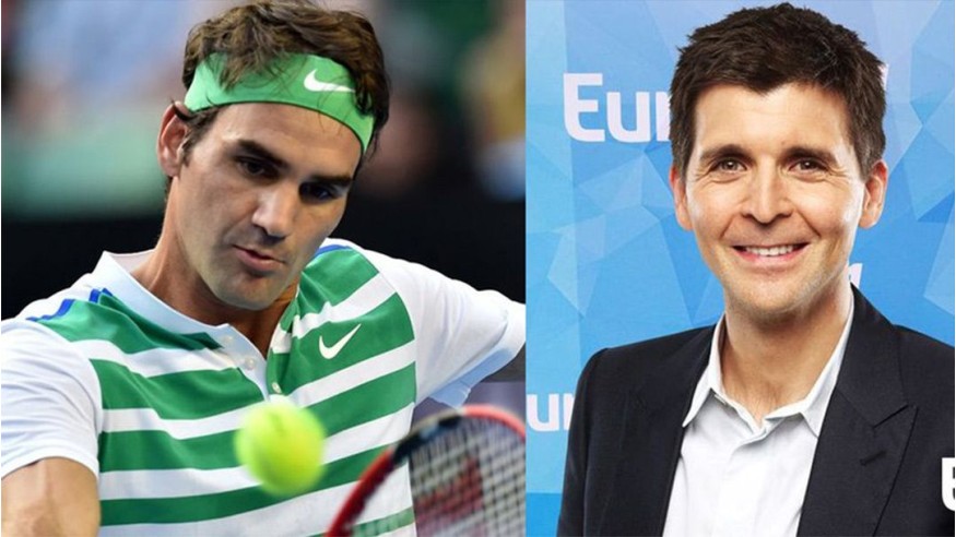 Europe1: Thomas Sotto lance une pétition pour interviewer Roger Federer