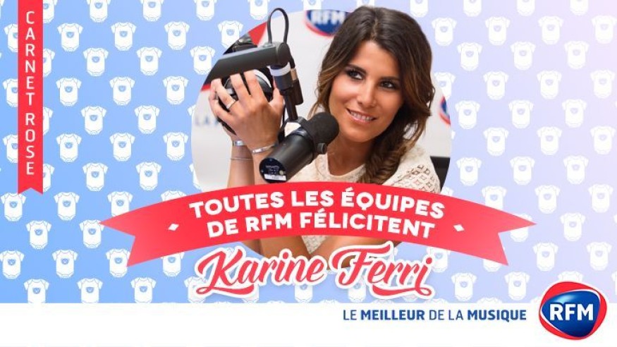 Carnet Rose:  Karine Ferri est maman d’un petit Maël