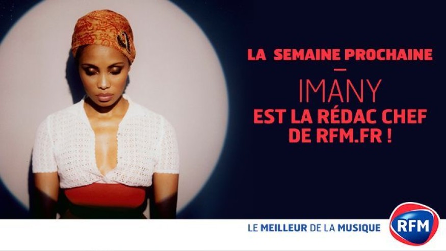 Imany prend les commandes de RFM.fr dès lundi !