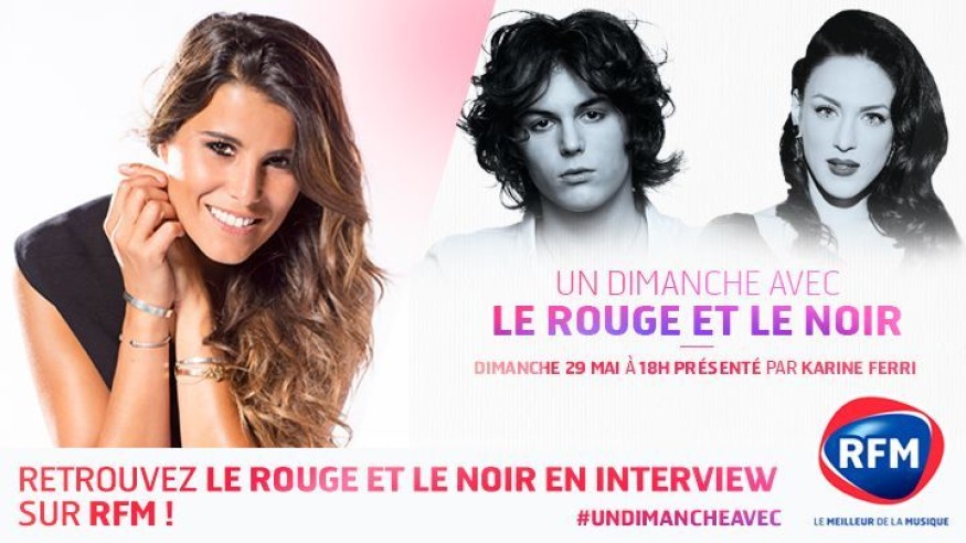 Dimanche, Karine Ferri reçoit l’opéra-rock Le Rouge et le Noir