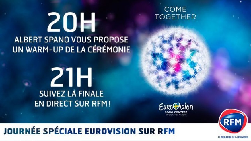 Samedi 14 mai, Journée Spéciale Eurovision sur RFM