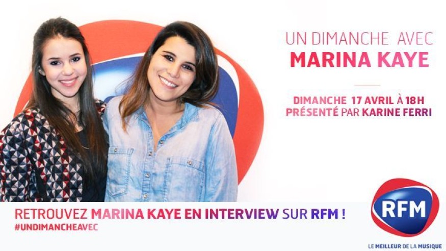 Dimanche, Marina Kaye invitée de Karine Ferri