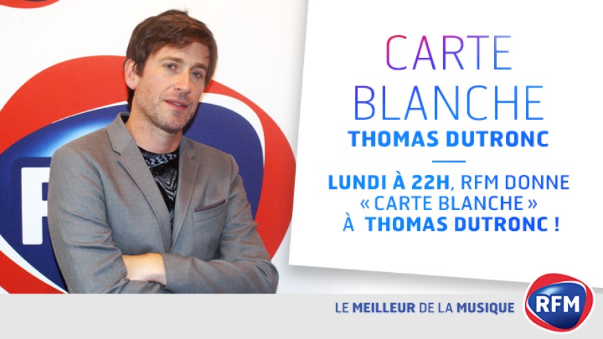 Lundi 20 juin, RFM donne «carte blanche» à Thomas Dutronc