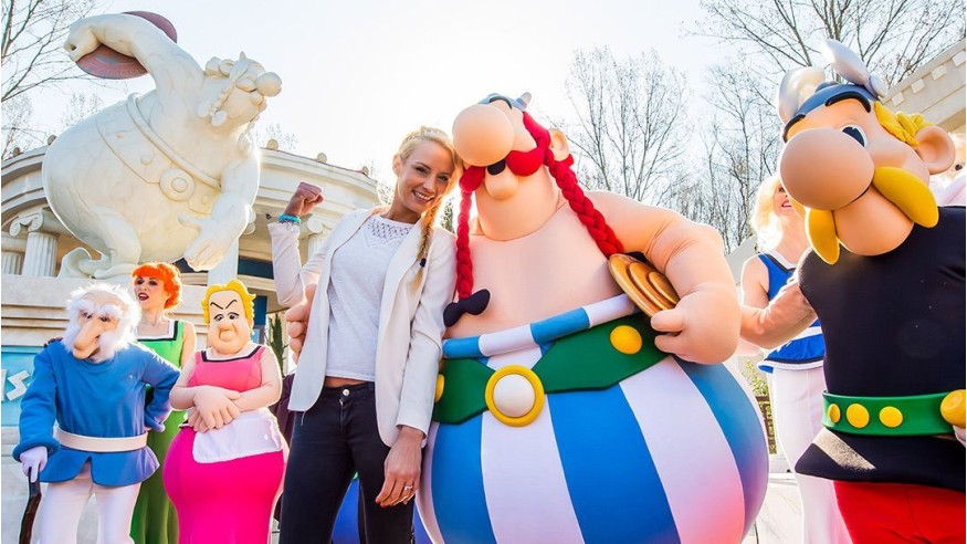 Parc Astérix: Elodie Gossuin, marraine de l’attraction «Discobélix»