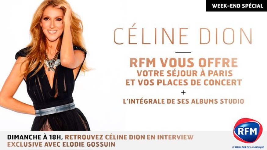 Weekend spécial Céline Dion : Gagnez votre séjour pour assister au concert de Céline Dion le 7 juillet !