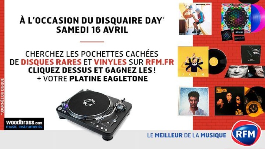 Disquaire Day 2016 : Cherchez les pochettes cachées de disques rares sur RFM.fr pour les remporter !