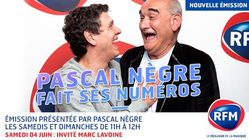 Samedi 4 juin, Marc Lavoine est l'invité de Pascal Nègre