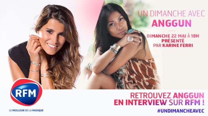 Dimanche, Anggun invitée de Karine Ferri