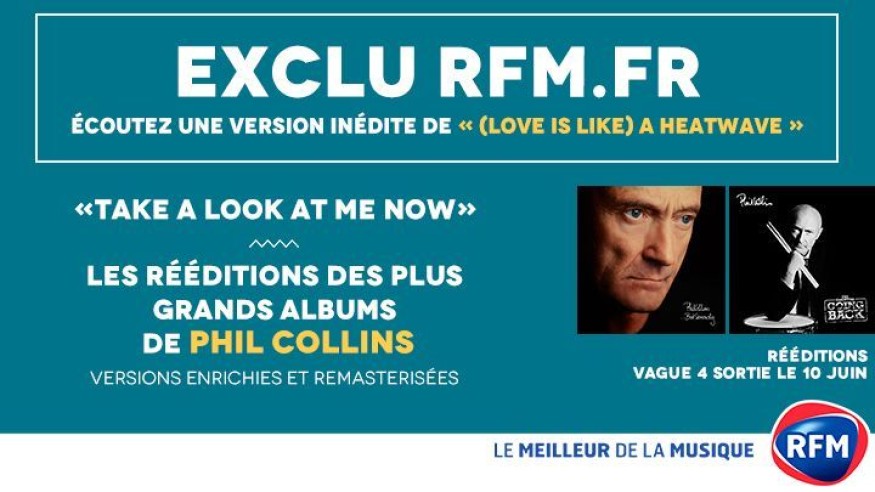 Découvrez  «(Love Is Like A) Heat wave» de Phil Collins dans une version inédite