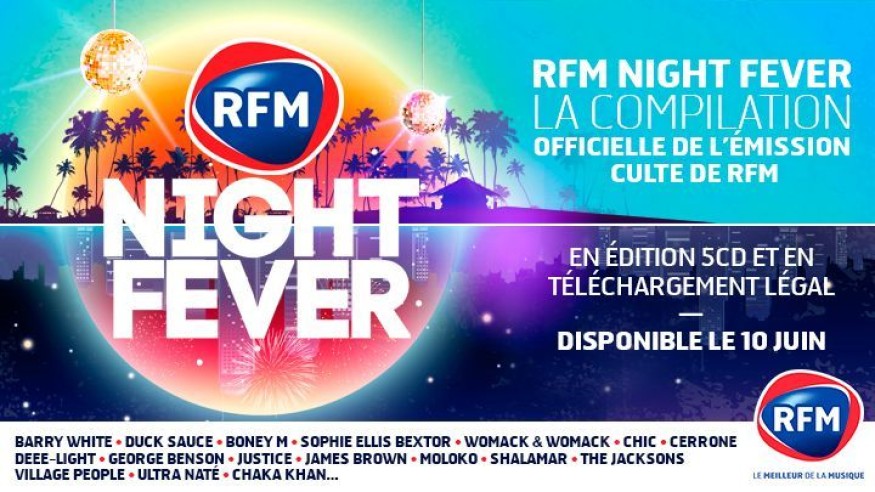 Découvrez la compilation RFM Night Fever