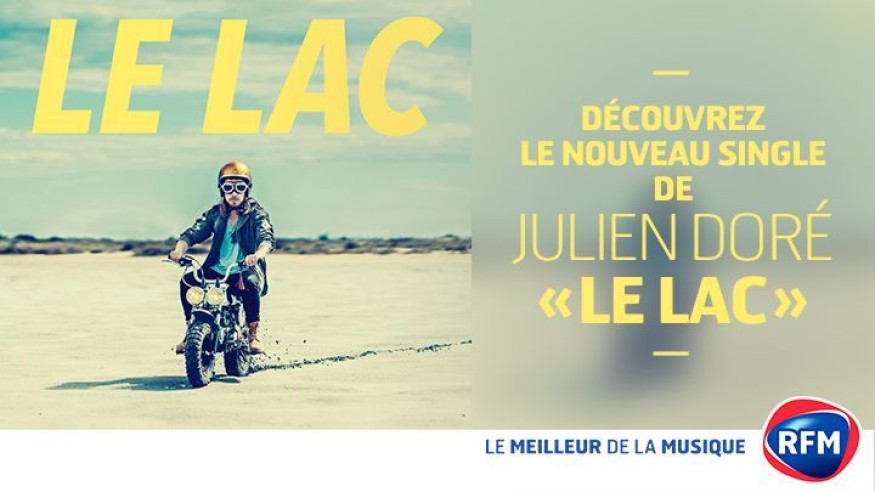 Julien Doré : son nouveau single « Le Lac » sur RFM !