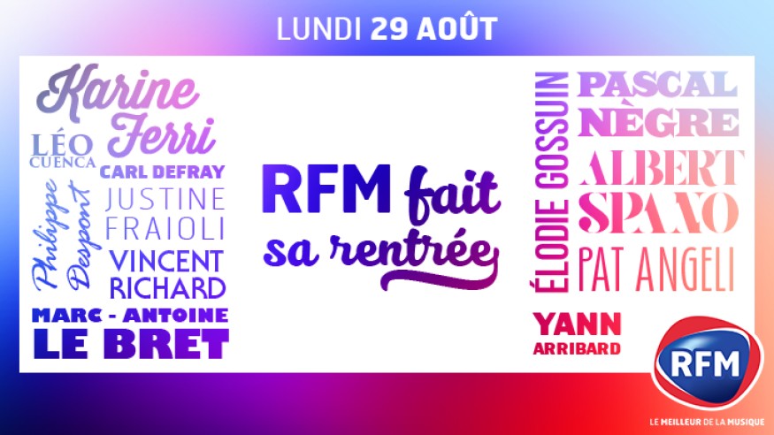 Grille des programmes RFM : découvrez les nouveautés de la rentrée !