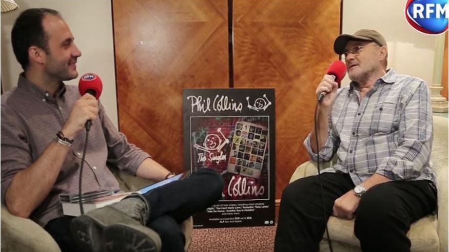 Découvrez l’interview de Phil Collins au micro de Vincent Richard