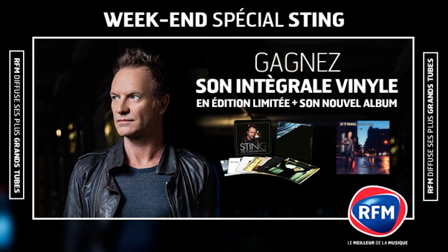 Weekend spécial Sting : gagnez son nouvel album et des intégrales !