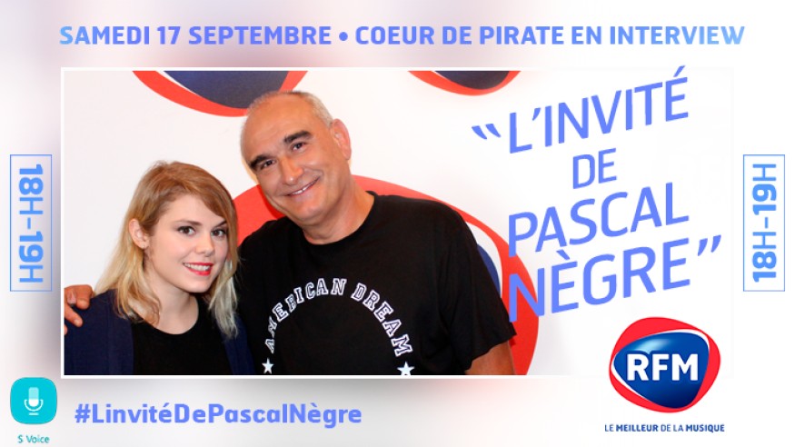 Samedi 17 septembre,  Cœur de Pirate est l’invitée de Pascal Nègre