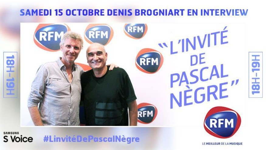Samedi 15 octobre, Denis Brogniart est l’invité de Pascal Nègre