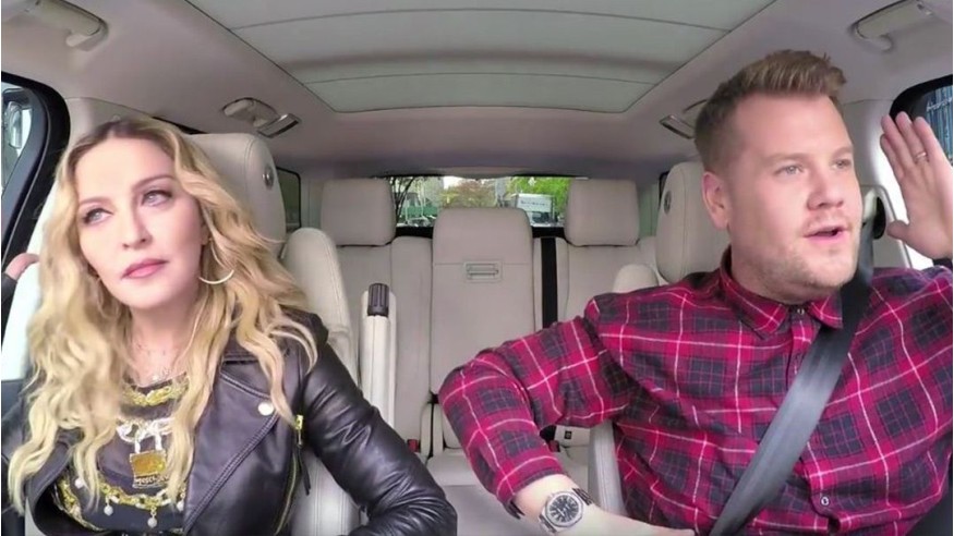 Madonna et James Corden se retrouvent dans un Carpool karaoke exclusif