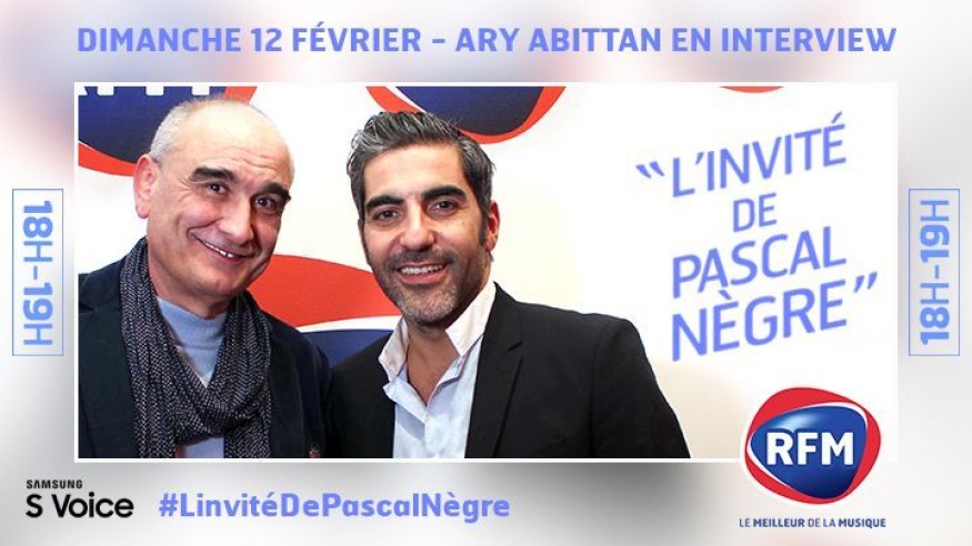 Dimanche 12 février, Ary Abittan est l'invité de Pascal Nègre !