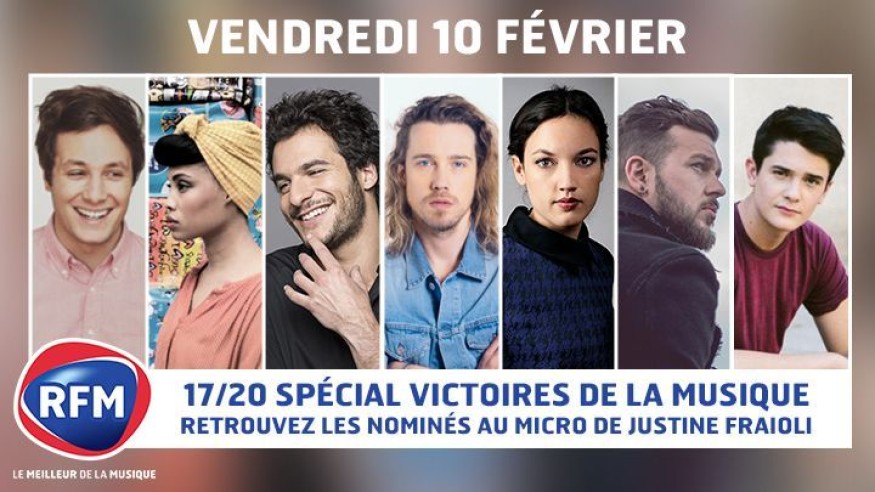 Vendredi 10 février : 17/20 spécial Victoires de la Musique