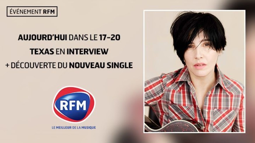 Aujourd'hui, retrouvez l'interview de Texas dans le 17/20 !