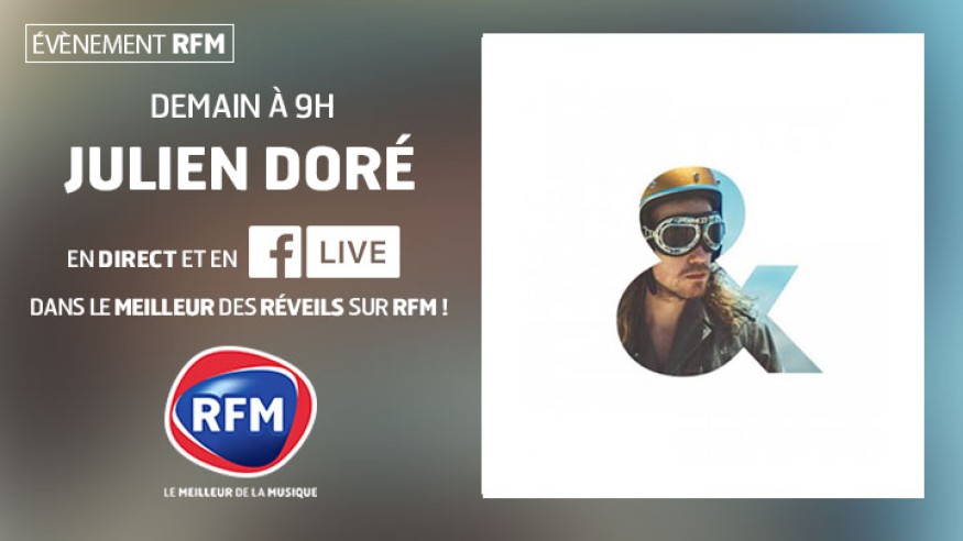 Demain à 9h : Retrouvez Julien Doré en direct dans Le Meilleur des Réveils