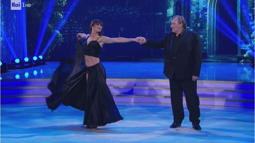 Gérard Depardieu valse dans la version italienne de «Danse avec les Stars»