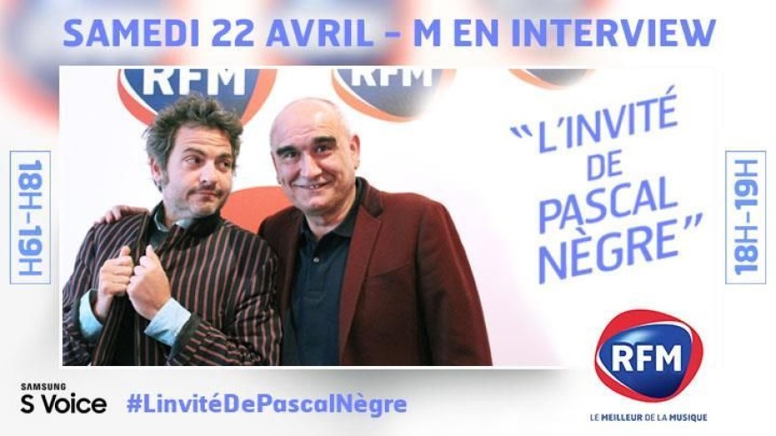 Samedi 22 avril, -M- est l'invité de Pascal Nègre !